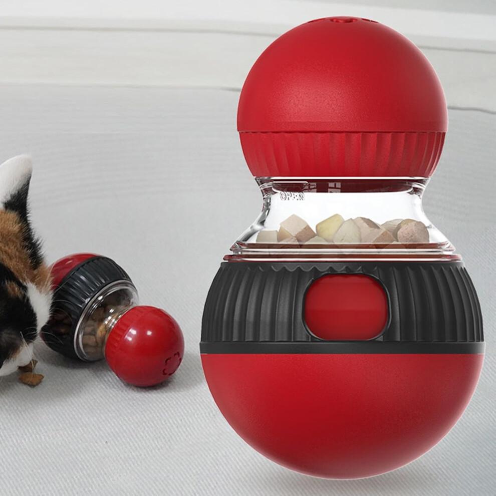 Cat Toy  Dispenser Interactive Brain Teaser Ball Feeder Slow Eating Indoor Outdoor Hunting Simulation