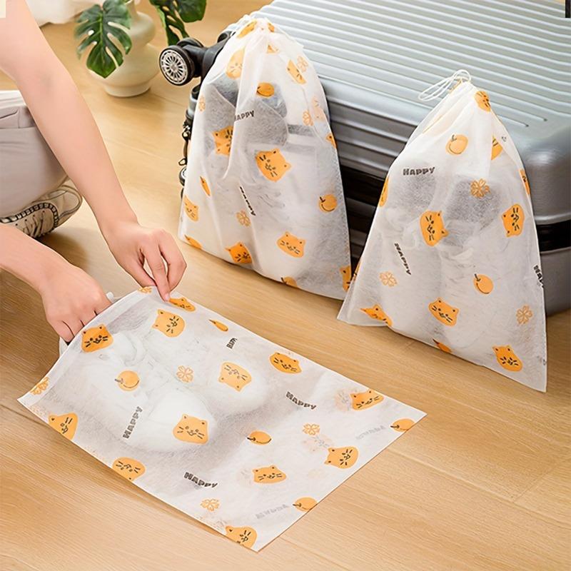 10/20pcs Large Non‑Woven Shoe Storage Bags, Dustproof Anti‑Yellowing Breathable Moisture‑Proof Shoe Protectors for White Shoes