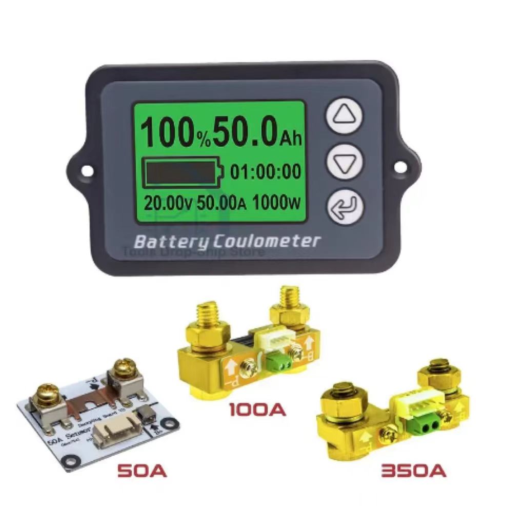 80V 50A/100A/350A TK15 Coulometer Lithium Iron Phosphate Battery Capacity Tester Suitable for instruments electric vehicles etc