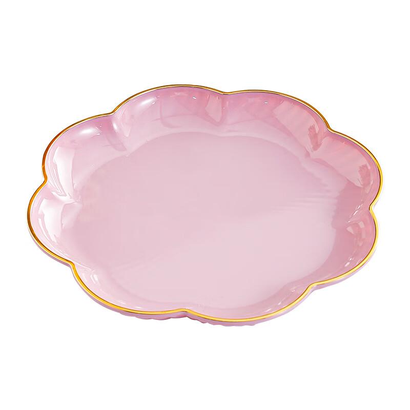 Transparent Floral Multipurpose Dining Plate