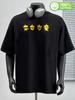 Unisex T-shirt Cartoon Character_62_Men'S Pure Short Sleeve T-Shirt - Black Casual Sport Tee Unisex Style S-2XL