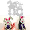 Easter Eggs Bunny Metal Cutting Dies Stencil Template Mold Art Craft Decoration