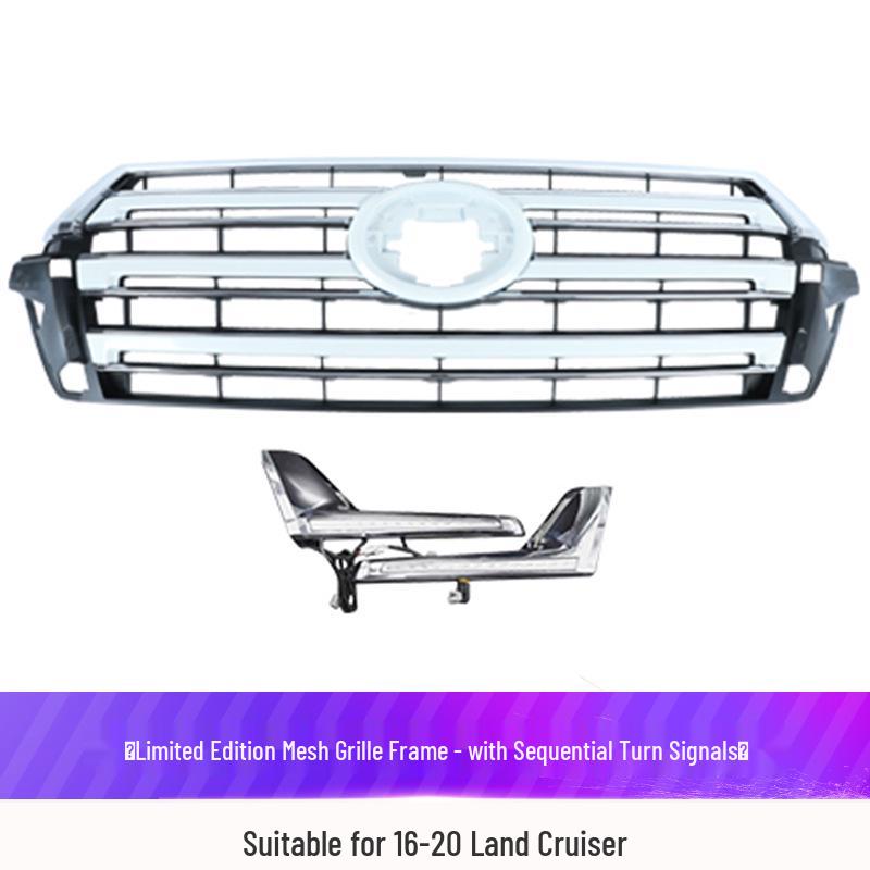 Fits 2008-2021 Land Cruiser: Sport GT Center Grille Trim & Frame
