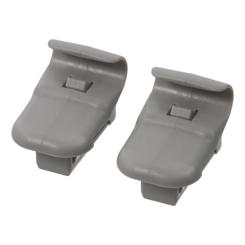 2pcs Gray Sun Visor Clip LC6269261B77 Retainer Clip Retainer Bracket  Fit for Mazda CX-7