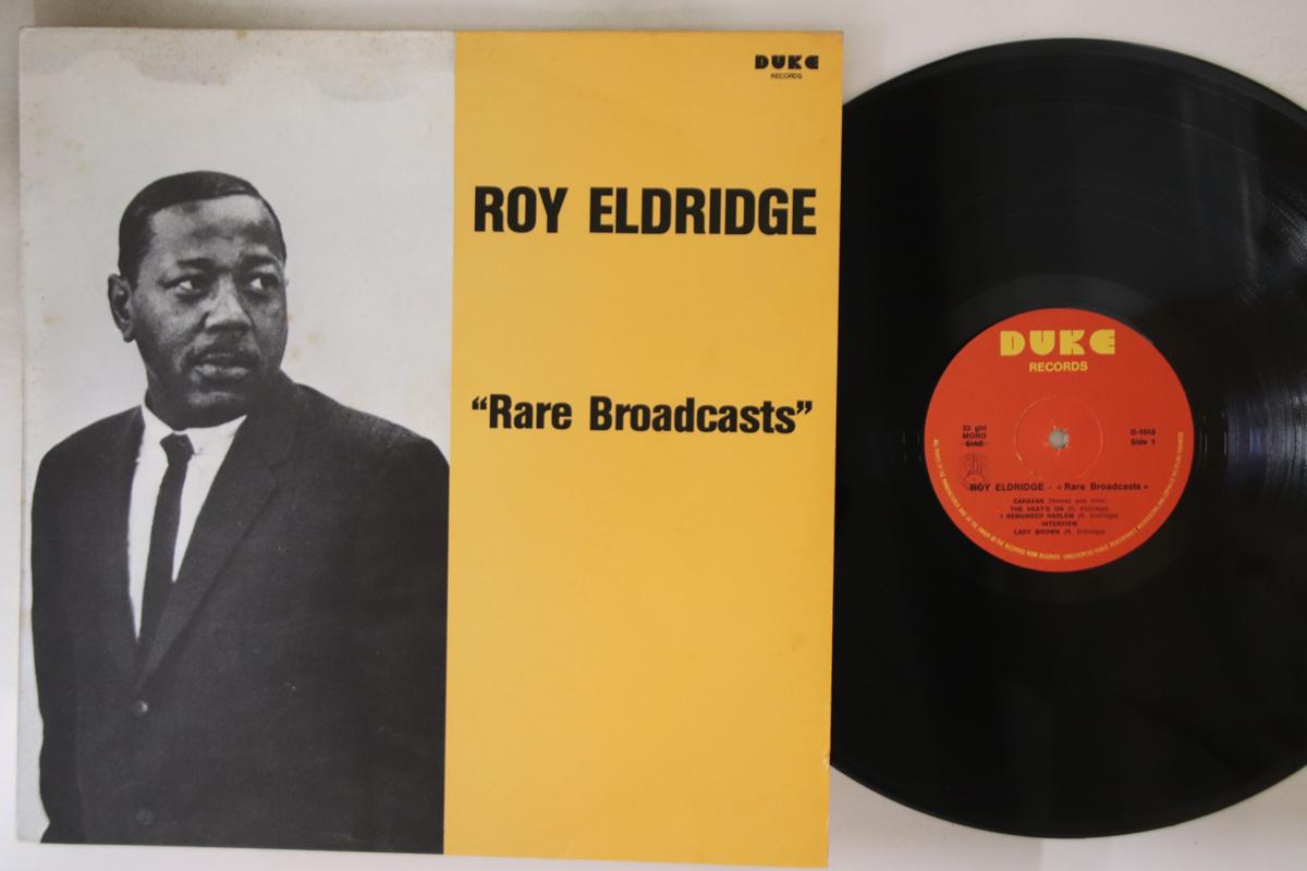 

LP Record ROY ELDRIDGE - Rare Broadcasts D1010 DUKE Italy Jazz Used