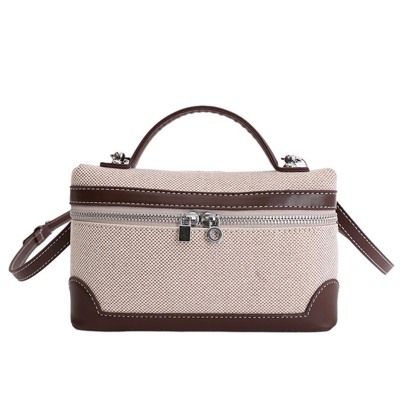 Large-capacity Versatile Casual Small Horse-shaped Handbag with A Slanted Shoulder Strap, Small Square Bag