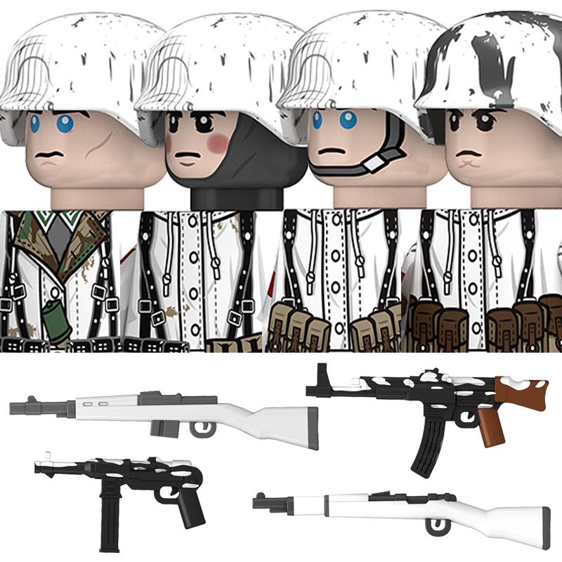 High-Quality Ww2 High-Quality Germany High-Quality Winter Military figure Army style High-Quality Army High-Quality Building High-Quality Blocks