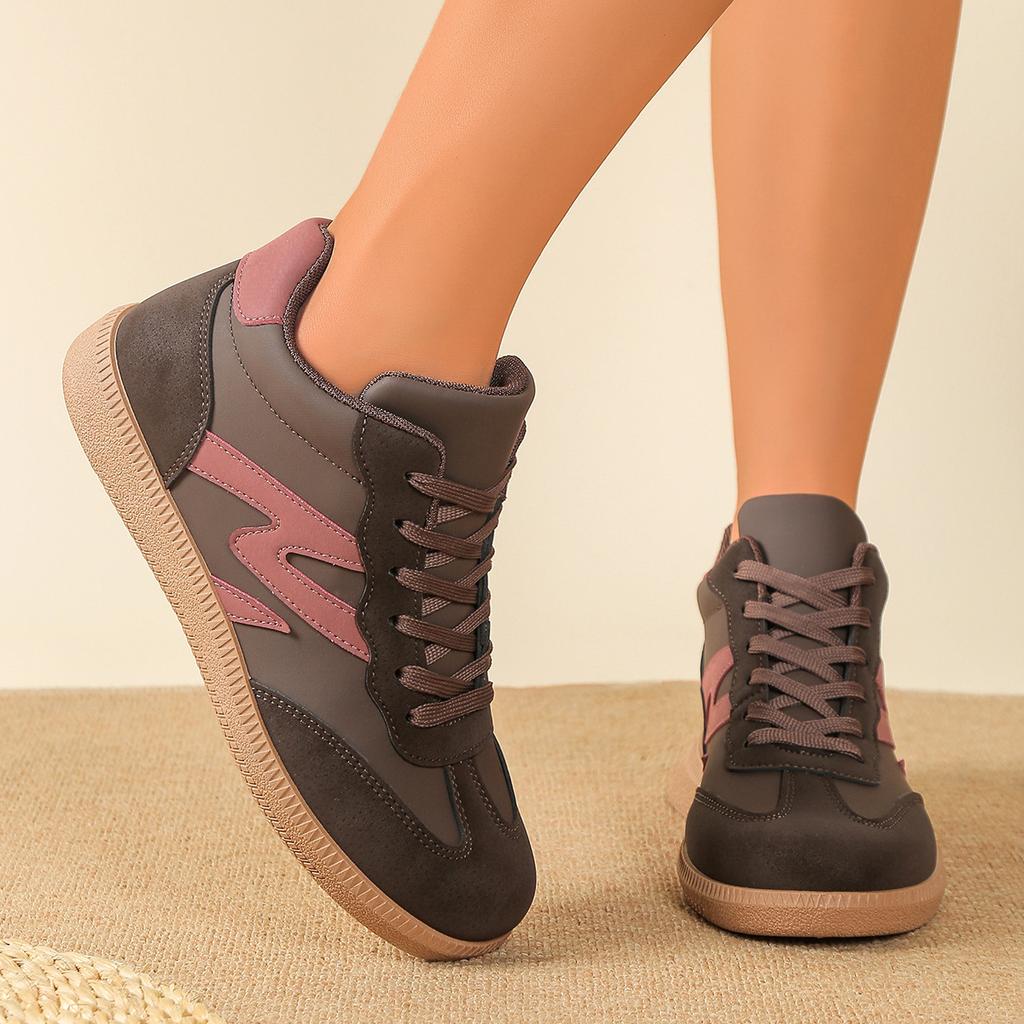 Foreign Trade Explosion Large Size High-top Lace-up 2025 Spring and Autumn New Retro Non-slip Board Shoes Casual Sports Casual Women's Shoes