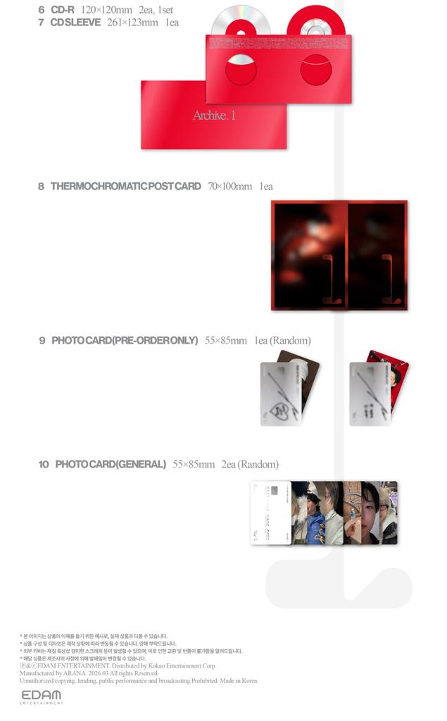 Main Jewel WOODZ 1 1st Album Album with Tracking Korean artist Sealed Cho Seungyoun (Full Set + + Key) Archive.