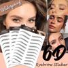 Enhancers Eyebrow Stickers Water Transfers Decals Simulation Eye Brow 6D Eyebrow Tattoos Stickers