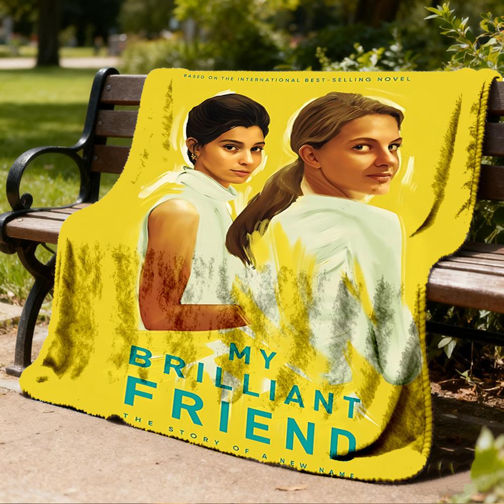 1pc Taylor Swift Outdoor Flannel Blanket, Cozy & Warm Soft Te Playful Design, Napping Camping,
