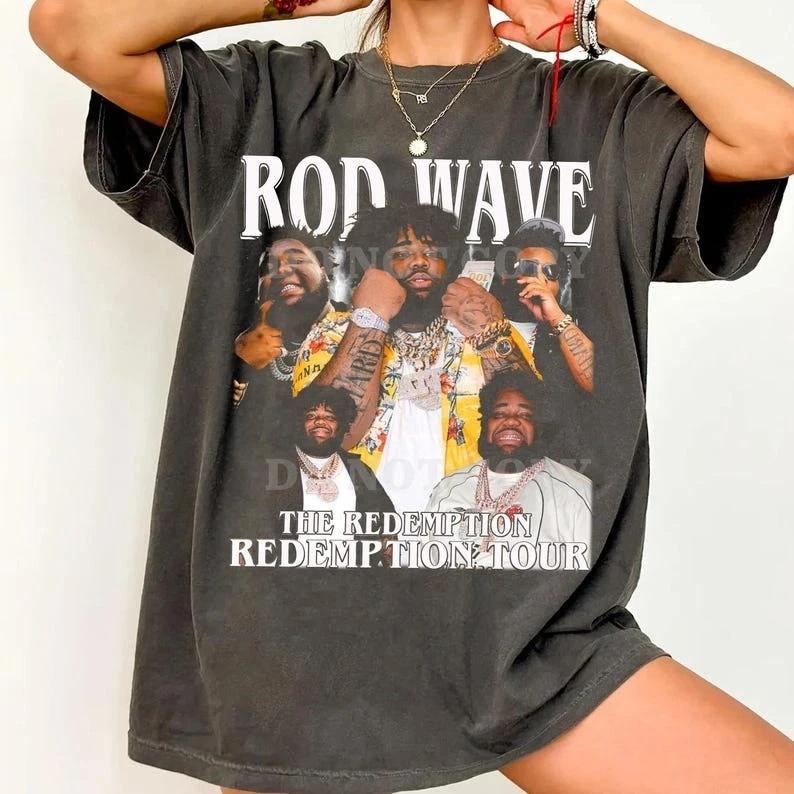 

Comfort Colors Rod Wave The Redemption Experience Tour 2026 T-shirt 4XL