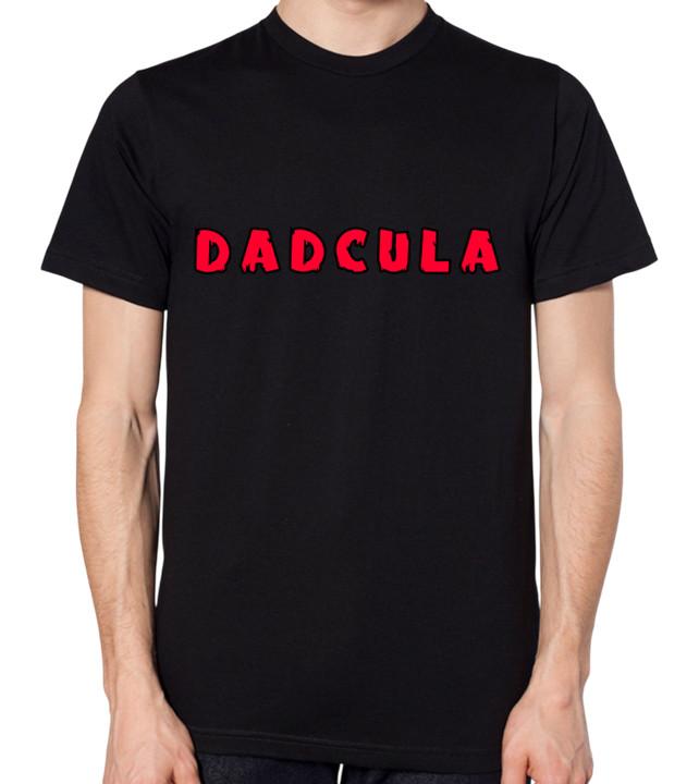 

Dadcula T-Shirt Dracula Parody Tee Dad Father Mens Top XL