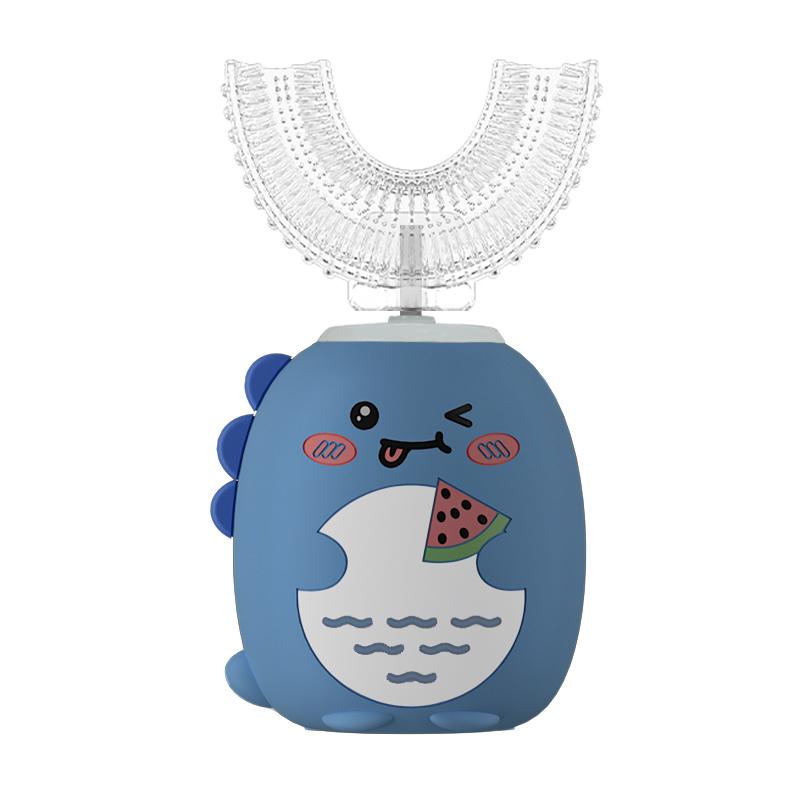 Electric Toothbrush for Children U Shaped Electric Child Toothbrush USB Rechargeable Cartoon Kids Children's Electric Toothbrush