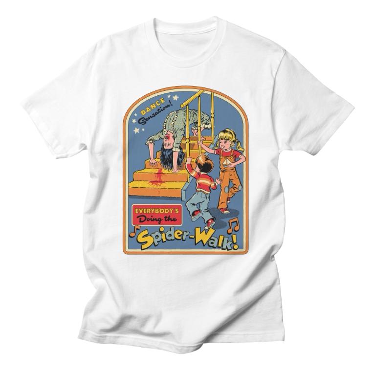 Classic Simple Cartoon Anime American Illustration Casual Tshirt Luxury Brand for Men and Women