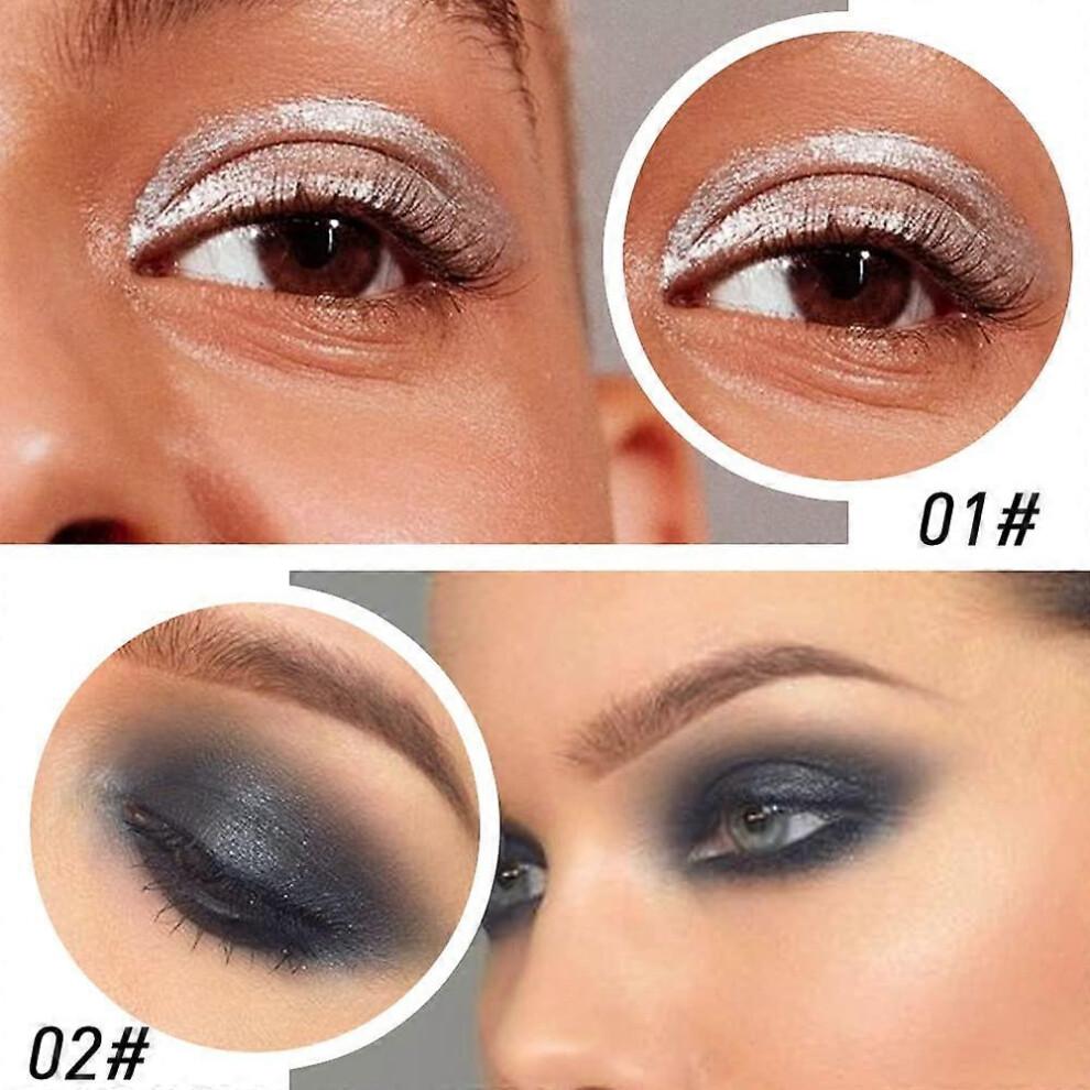 4PCS Black Gel Eyeliner Stick, Eyeliner Pencil Waterproof Smudge Proof Eyeliner Pen, Face Paint Stick Halloween Makeup Set for Women