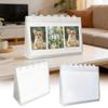 Photo storage calendar Desktop Coil Model Desk Calendar Mini Photo Album Display 60 Photos Desk Home Room Decoration