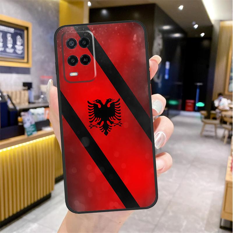 Albania Albanians Flag Case For Oppo A74 A54 A94 A78 A98 A18 A60 A80 A40 A38 A58 A96 A76 A16 A15 A17 A57 A77 A5 Pro