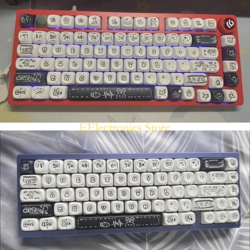 B03C Набор сменных колпачков для клавиш 13 шт. PBT Термосублимация для механических клавиатур China Mainland