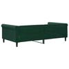 Daybed in Dark Green 100 x 200 cm Velvet