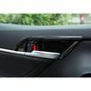Interior Door Handle Bowl Cover Trim For Toyota Camry 2018- Carbon Fiber ABS