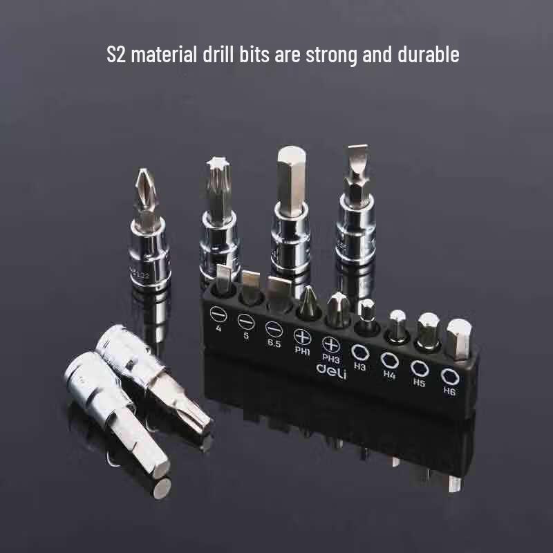 Deli 52-Piece Car Repair Socket Wrench Set