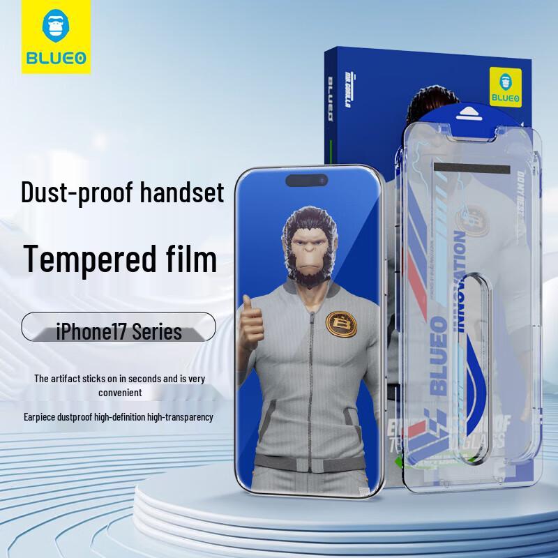 

Mr. Blue Ape iPhone 17 Pro Tempered Glass Screen Protector
