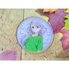 TV anime Sakurako Shikishima acrylic coaster "mono"