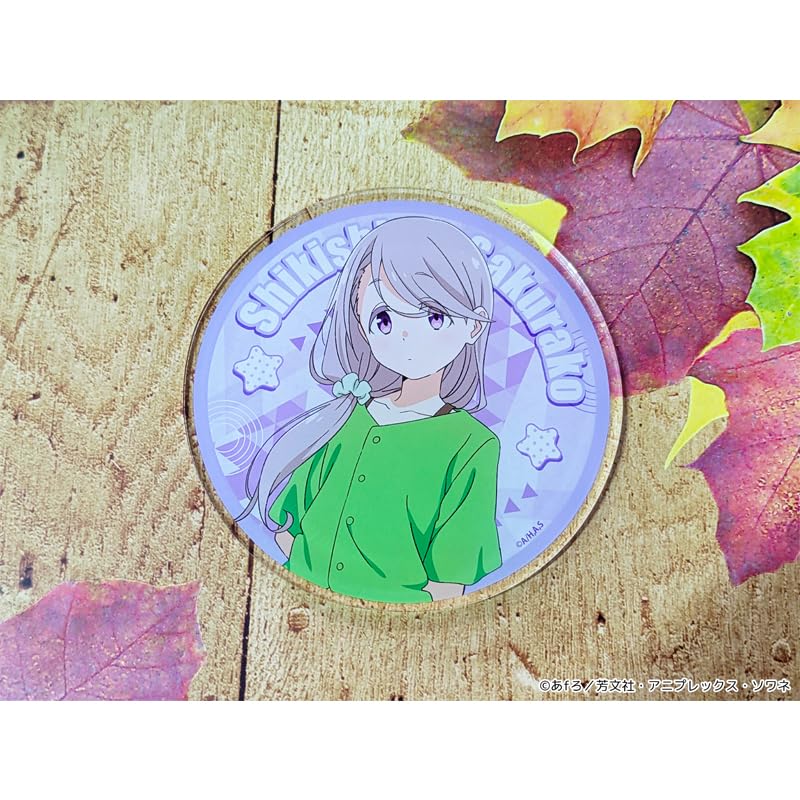 TV anime Sakurako Shikishima acrylic coaster "mono"