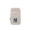 Monogram Collection New York Yankees Leather Crossbody Bag, Shoulder Bag Mini Unisex White 32BGDK111-50I