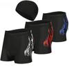 Men's Quick-Dry Swimming Trunks & Goggles Set: Swim Shorts, Goggles, Cap for Adults & Youth.