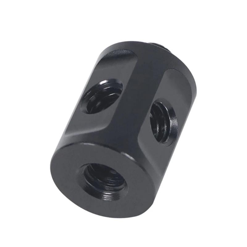 Aluminum 1/4 Adapter Connector For Photography Rig Carbon Fiber 15mm Rod Multiple Angle Mounting Compatibility
