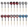 18 Pcs Professional Steel Tip Darts Flight Steel Tip Dart with Nice Flights Indoor Fitness