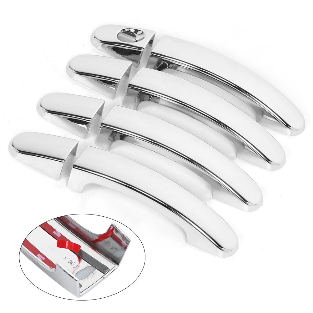 

8 шт. хромированная накладка на внешнюю ручку двери автомобиля, подходит для Ford Ranger T6 20122016