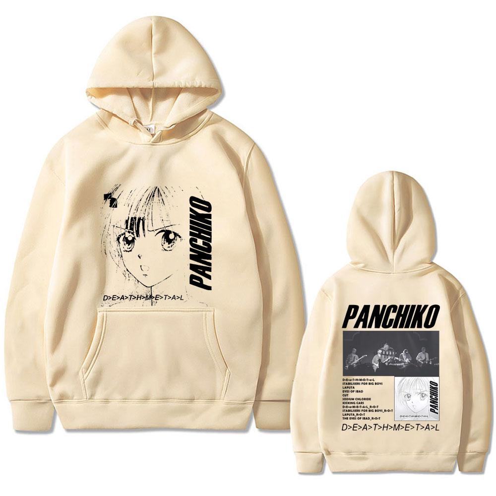 Rock Band Panchiko Album Graphic Hoodie Women Gothic Vintage Oversized Sweatshirt  Women Fleece Hoodies