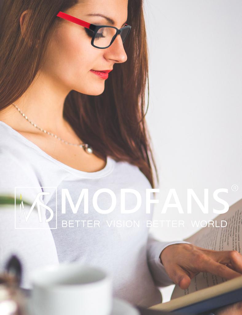MODFANS Reading Glasses Men Eyeglasses read Classic Square Frame Spring HInge Lightweight Comfortable Wear Readers Women Eyewear