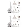 2Pcs Soft Close Chest Hinge Heavy Duty Lid Support Hinges Soft Close Folding Lid Stay Hinge for Cabinet Wardrobe