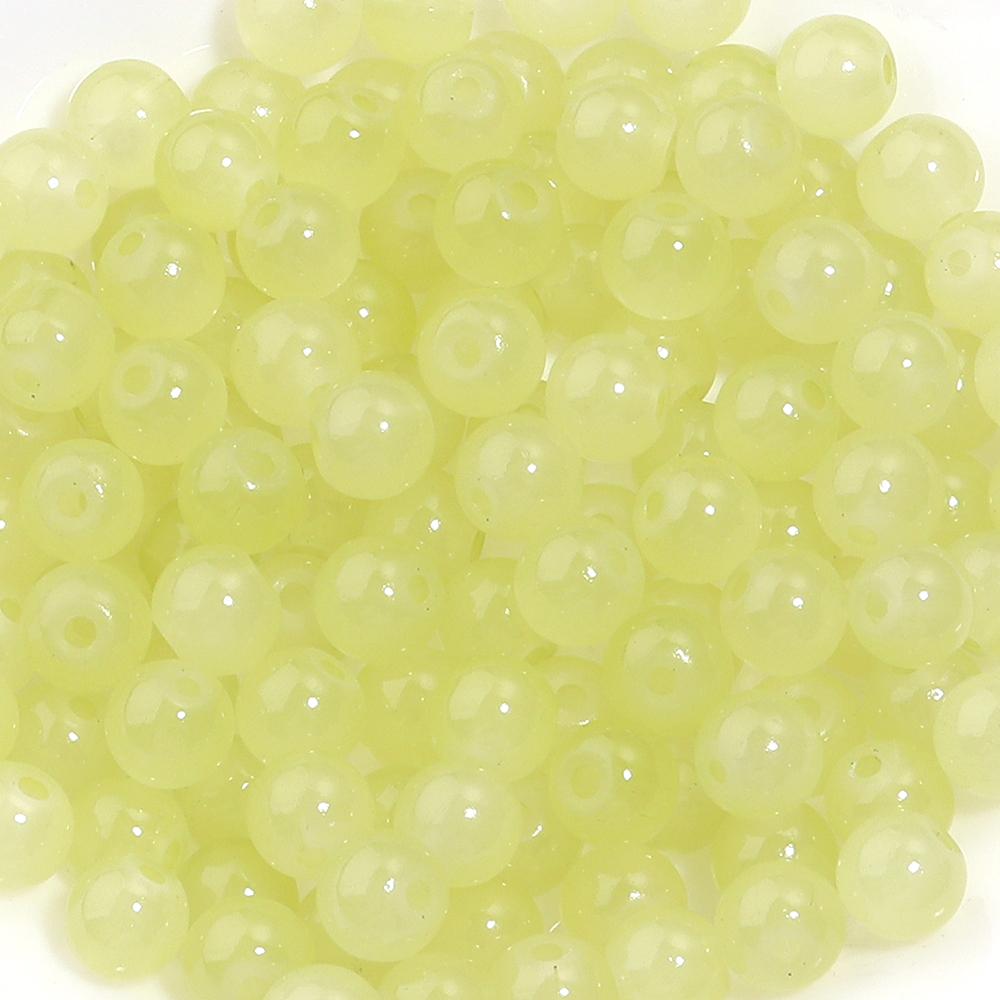 60pcs 8mm Glass Beads Colorful Round Loose Spacer Beads for Jewelry Making DIY Necklace Bracelets Earrings Key Chain Accessories