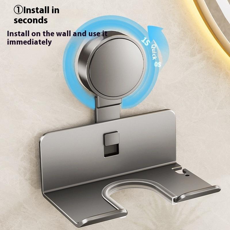 Hair Dryer Holder Wall Dryer Cradle Straightener Stand Hairdryer Organizer Box Toilet Blower Holder Shelf Bathroom Accessories