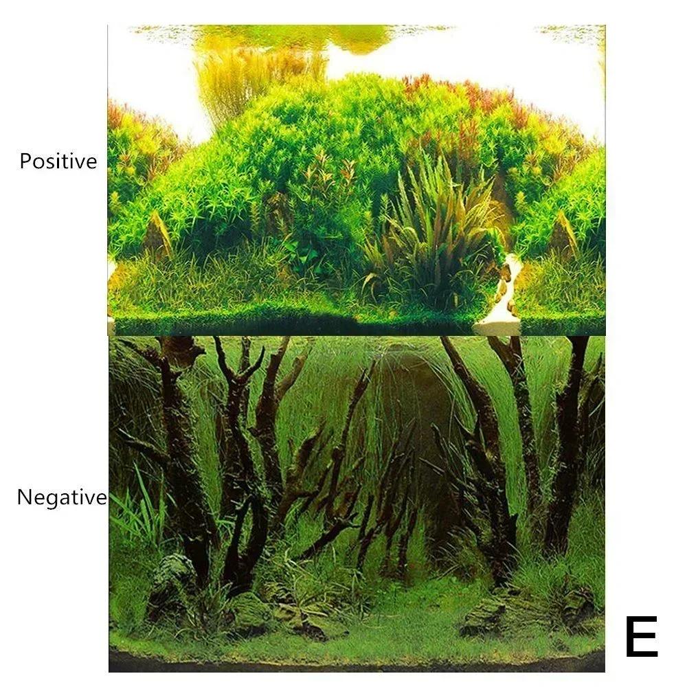 Decor Fundal Acvariu cu Plantă Oceanică 3D Aquascape Autocolant Poster Acvariu Pictură Aquascape Accesorii acvariu
