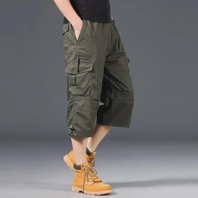 Men's Loose-Fit Multi-Pocket Cargo Shorts for Summer In Various Colors