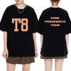 Hot Sale Tate Mcrae T8 Miss Possessive Tour 2025 T Shirts Unisex Women Fashion Y2k short sleeve Tshirt Unisex 100 Cotton clothing