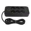 6 Way Power Strip with 4 USB and 1 Type C Port Europn Standard Power Socket with   2 Meter Cable