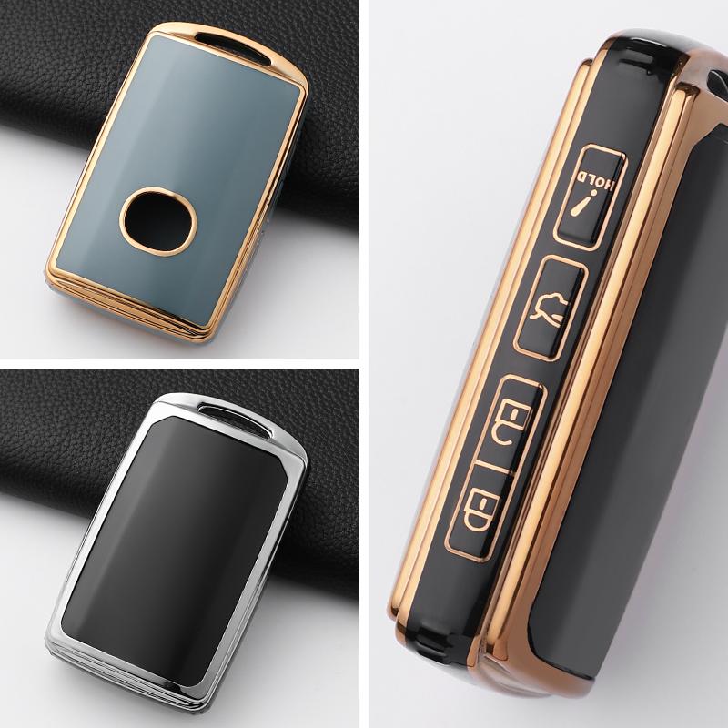 Fashion Soft Tpu Car Key Case Cover Shell Fob For Mazda 3 Alexa Cx30 Cx-4 Cx5 Cx-5 Cx8 Cx-8 Cx-30 Cx9 Cx-9 Keychain Accessories