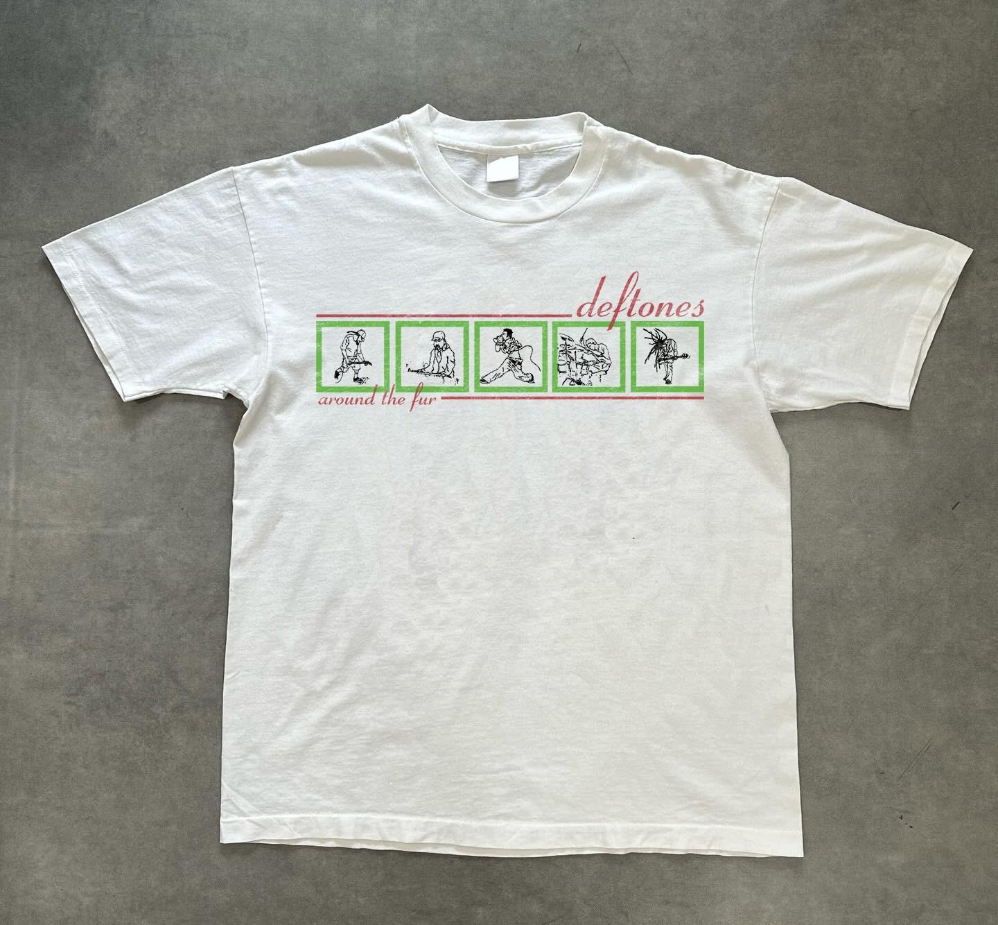 DEFTONES Band Shirt, Around the Fur Album White Unisex T-shirt Size S-5XL XXL