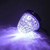 24V LED Marker Lamp Side Marker Plated Ring Truck Supplies Set of 2 (Purple)