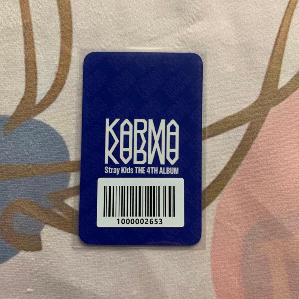 [USED] Straykids KARMA FANS Store Bonus Trading Card Changbin