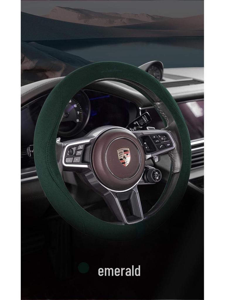 Suede & Fur Steering Wheel Covers: Winter Anti-Slip, Sweat-Absorbing, Luxury Women's Covers