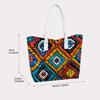 Bohemian Geometric Pattern Tote Bag Fashion Daily Casual Shoulder Bag for Ladies