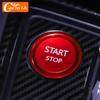 Autocolante auto pentru Peugeot 5008 3008 408 508 2008 308 4008 Pornirea motorului Oprire Capac inel pentru buton de aprindere Autocolant de stil auto